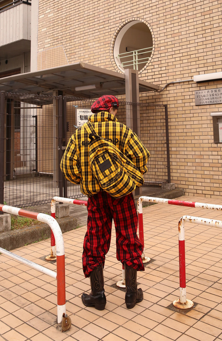 イーエスシースタジオ(ESC STUDIO) Check cross backpack