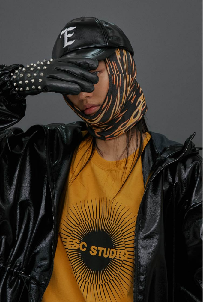 イーエスシースタジオ(ESC STUDIO) Leather cap