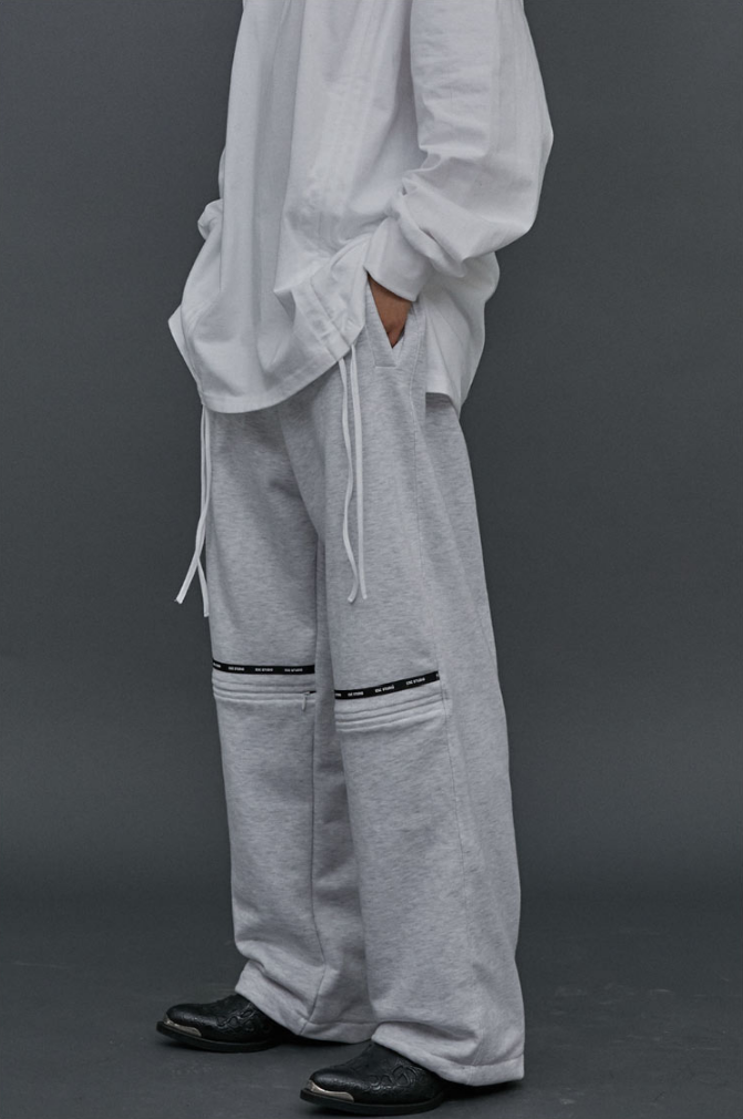 イーエスシースタジオ(ESC STUDIO) Open training pants (Gray)