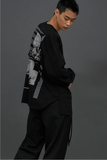 イーエスシースタジオ(ESC STUDIO) Shirring long sleeves (Black)