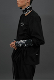 イーエスシースタジオ(ESC STUDIO) Shirring long sleeves (Black)