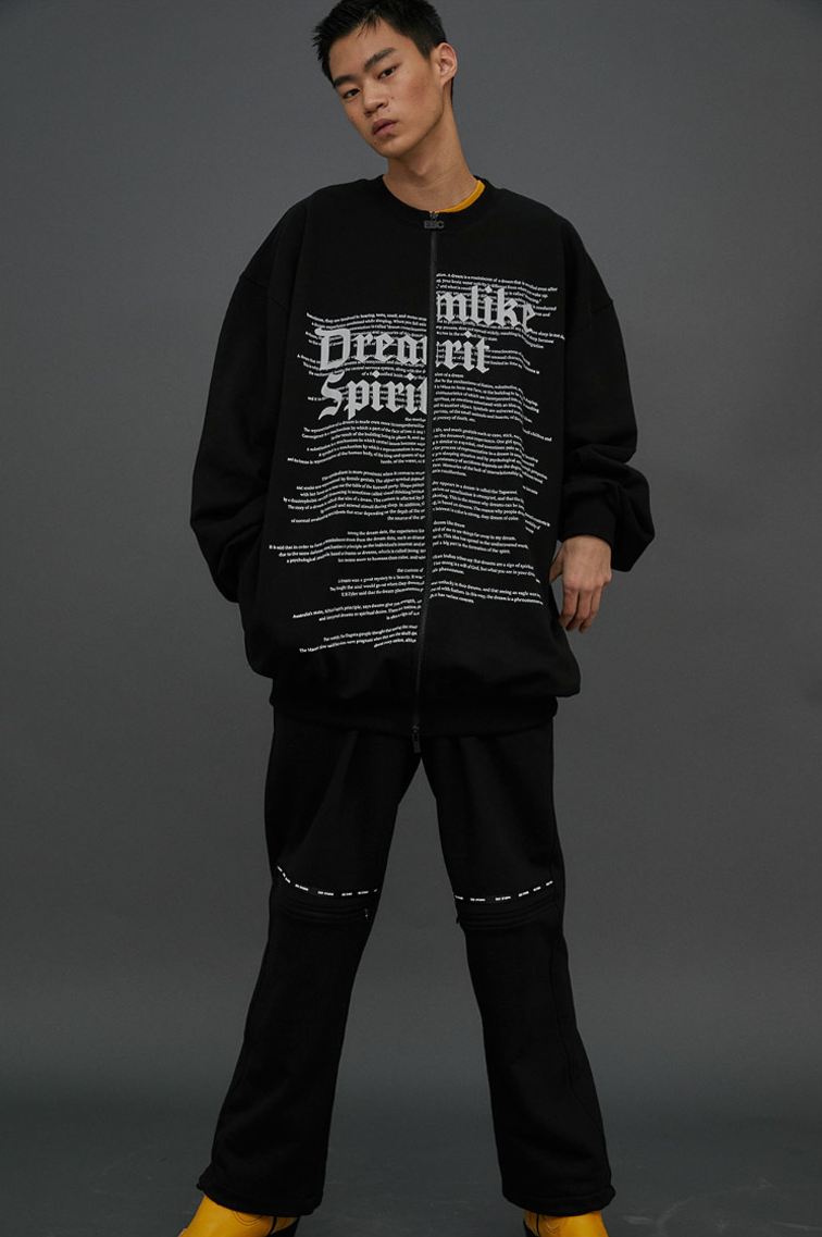 イーエスシースタジオ(ESC STUDIO) Long zipper hood MTM (Black)