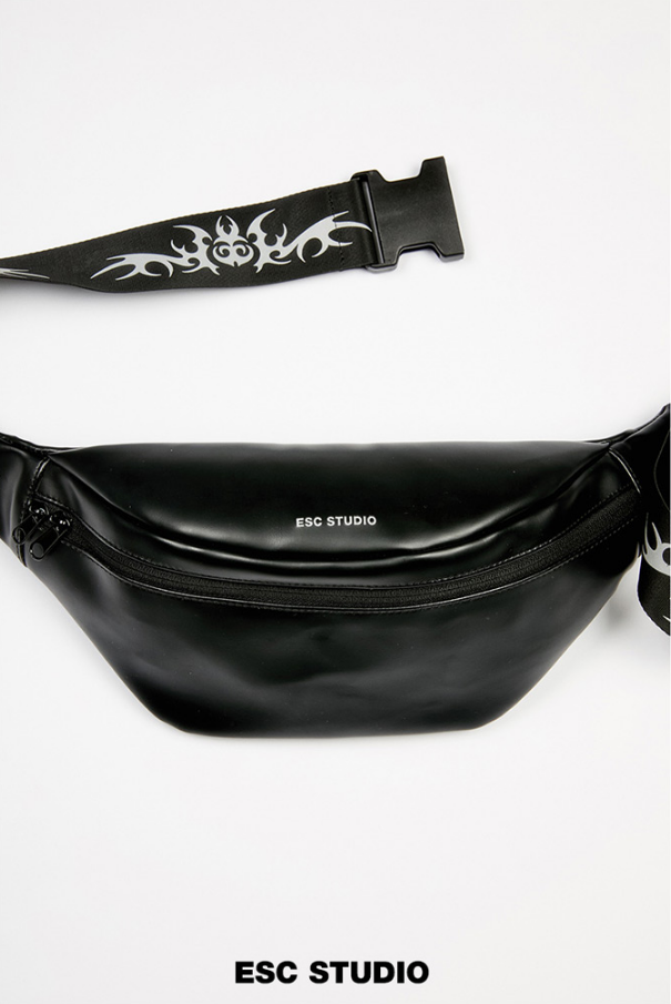 イーエスシースタジオ(ESC STUDIO) Logo scotch waist bag