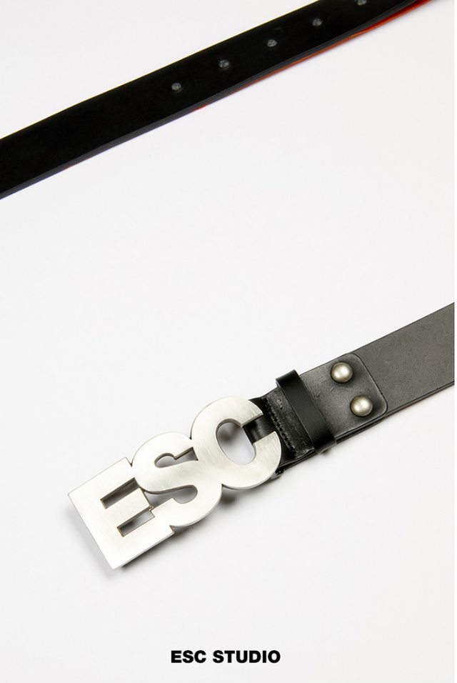 イーエスシースタジオ(ESC STUDIO) ESC leather belt (cowhide)