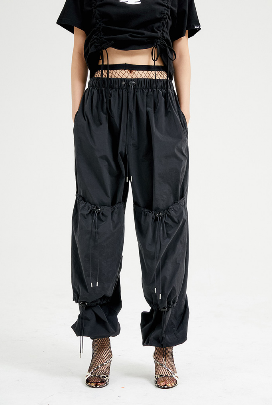 イーエスシースタジオ(ESC STUDIO) String pants (black)
