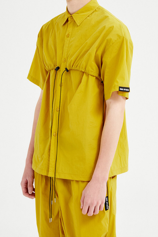 イーエスシースタジオ(ESC STUDIO) String shirt (yellow)