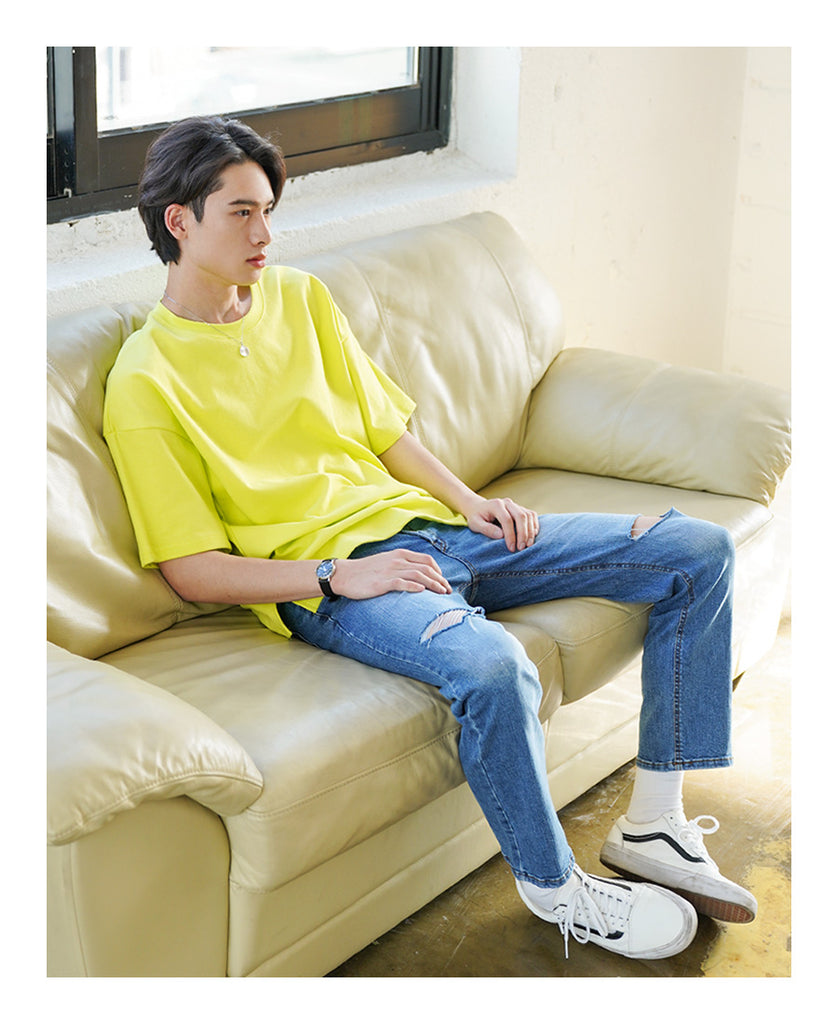 JEMUT (ジェモッ) EDDY OVERFIT SHORT TEE NEON KJST2189