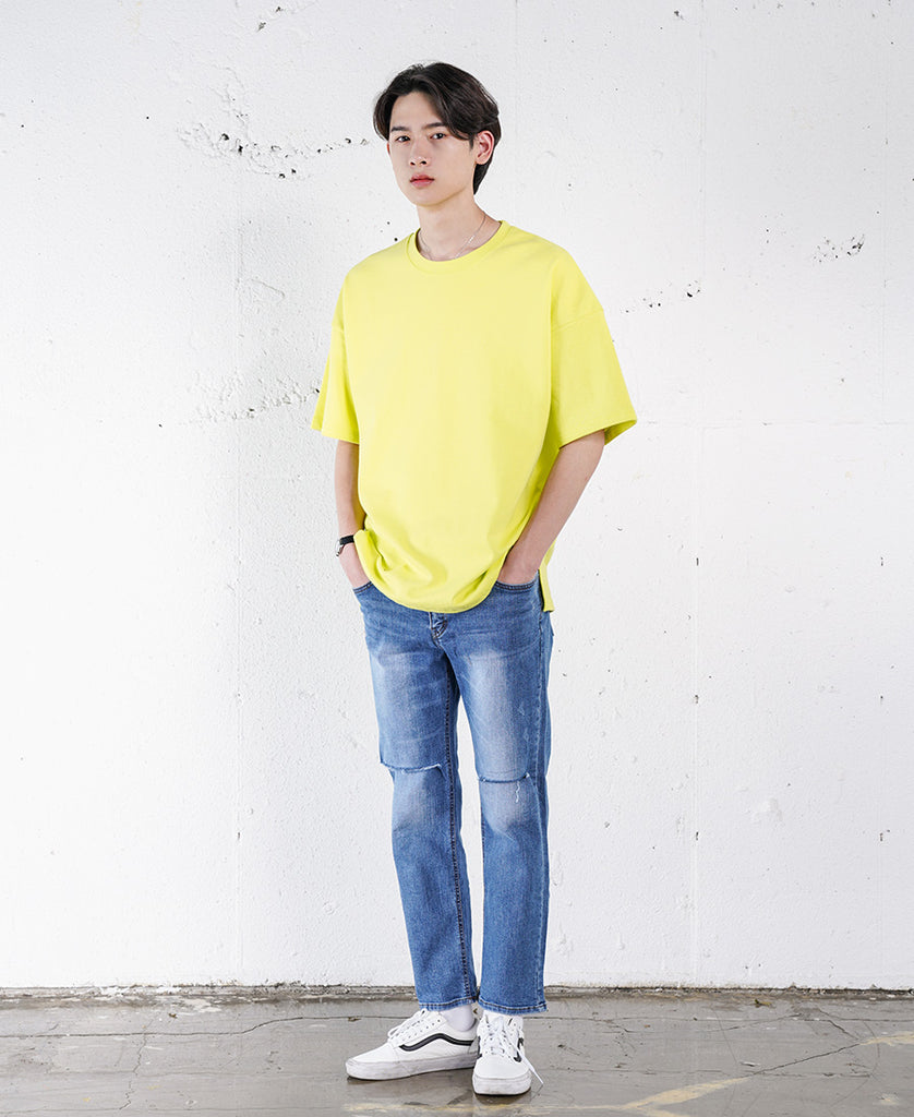 JEMUT (ジェモッ) EDDY OVERFIT SHORT TEE NEON KJST2189
