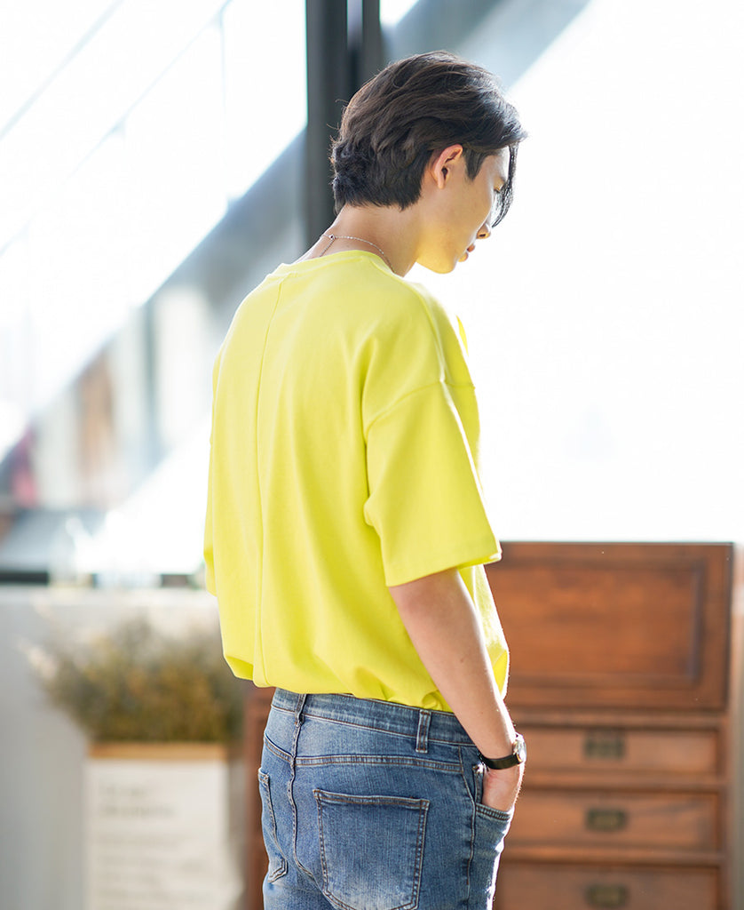 JEMUT (ジェモッ) EDDY OVERFIT SHORT TEE NEON KJST2189