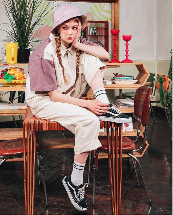 ダブルユーブイプロジェクト(WV PROJECT) MIND SHOT SLEEVE SHIRT CREAM SYSS7164