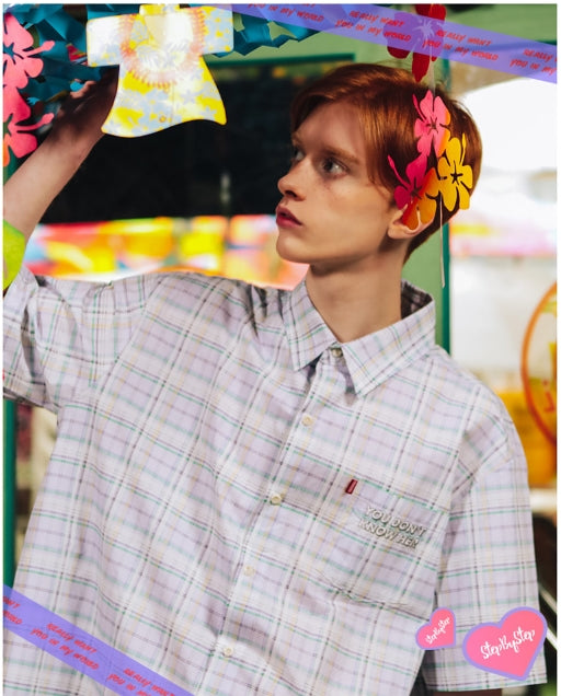ダブルユーブイプロジェクト(WV PROJECT) CLEVER SLEEVE SHIRT VIOLET JJSS7159