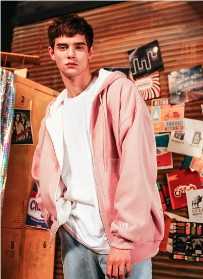 ダブルユーブイプロジェクト(WV PROJECT) PLEPOIN HOOD ZIPUP INDIE PINK KHHD7119