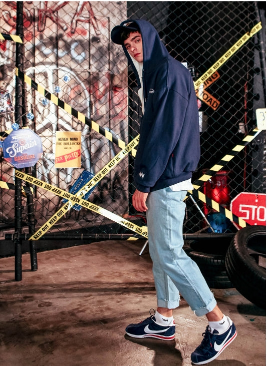 ダブルユーブイプロジェクト(WV PROJECT) PLEPOIN HOOD ZIPUP NAVY KHHD7119