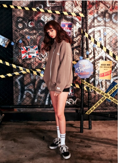 ダブルユーブイプロジェクト(WV PROJECT) PLEPOIN HOOD ZIPUP COCOA KHHD7119