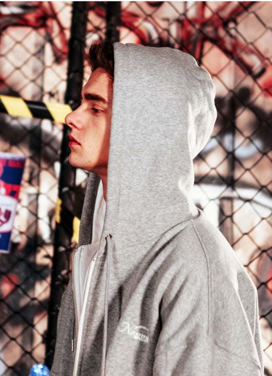 ダブルユーブイプロジェクト(WV PROJECT) PLEPOIN HOOD ZIPUP GRAY KHHD7119