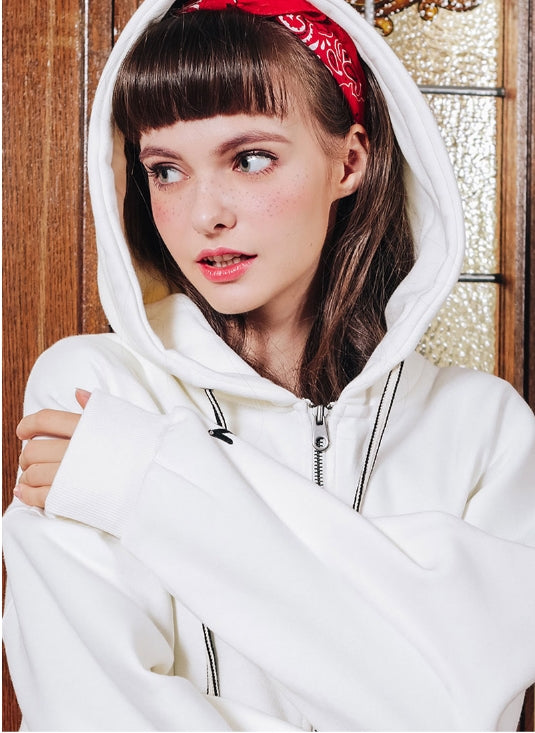 ダブルユーブイプロジェクト(WV PROJECT) WAPPING HOOD ZIPUP CREAM JJOT7203