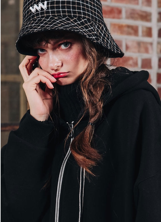 ダブルユーブイプロジェクト(WV PROJECT) WAPPING HOOD ZIPUP BLACK JJOT7203