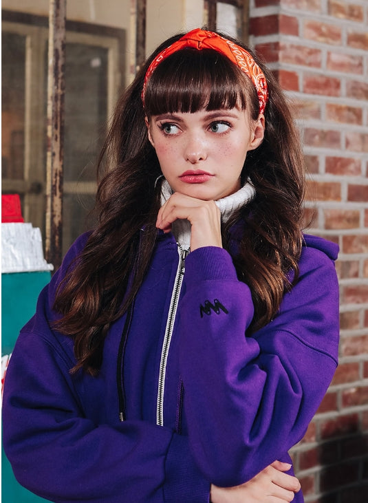 ダブルユーブイプロジェクト(WV PROJECT) WAPPING HOOD ZIPUP VIOLET JJOT7203