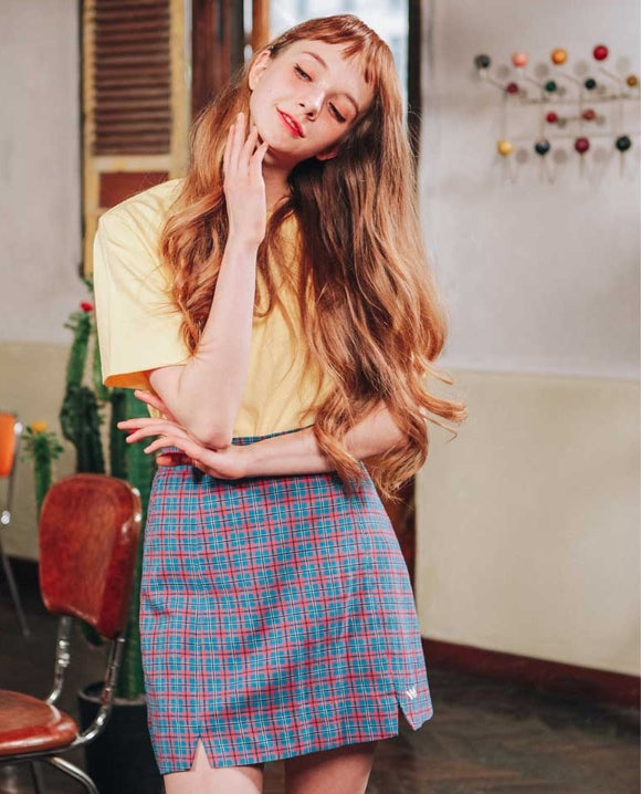 ダブルユーブイプロジェクト(WV PROJECT) MUSE SKIRT BLUE SYSK7179