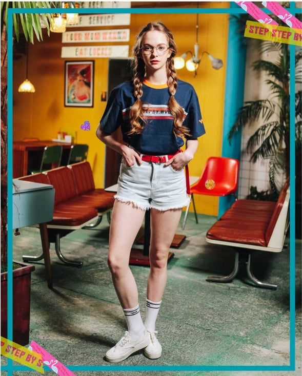 ダブルユーブイプロジェクト(WV PROJECT) THIRTEEN DENIM SHORT ICE BLUE MJSP7157