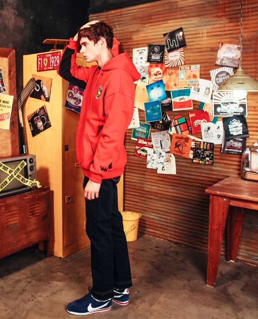 ダブルユーブイプロジェクト(WV PROJECT) LOGOTAPE JEANS DARK BLUE JJLP7103