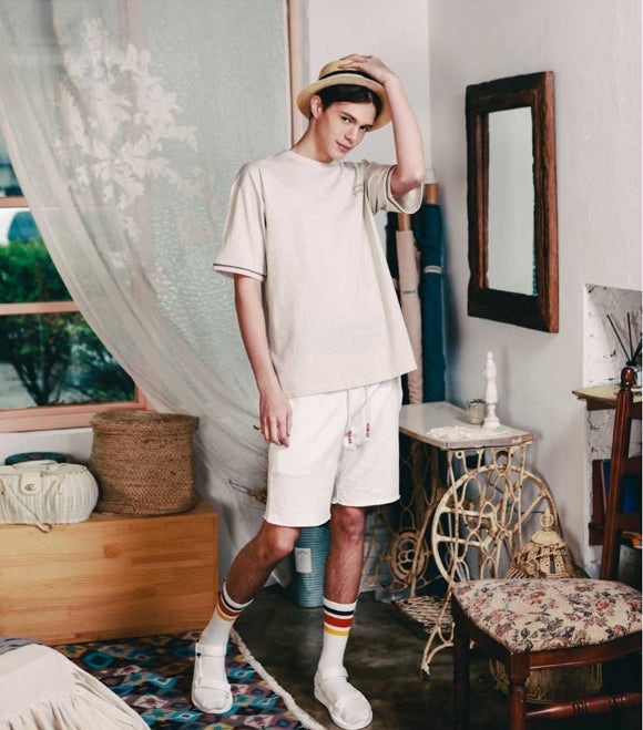 ダブルユーブイプロジェクト(WV PROJECT) KOKOMO PIGMENT SHORTS CREAM JJSP7083