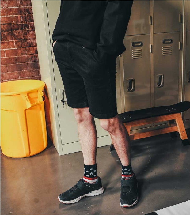 ダブルユーブイプロジェクト(WV PROJECT) NORMAL WASHING DENIM SHORTS BLACK JJSP7024