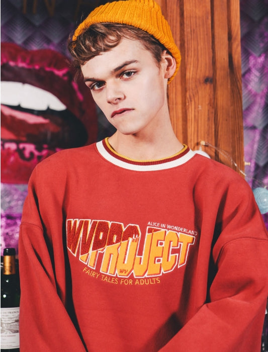 ダブルユーブイプロジェクト(WV PROJECT) CLELO DOUBLE NAPPING SWEATSHIRT BRICK MJMT7133