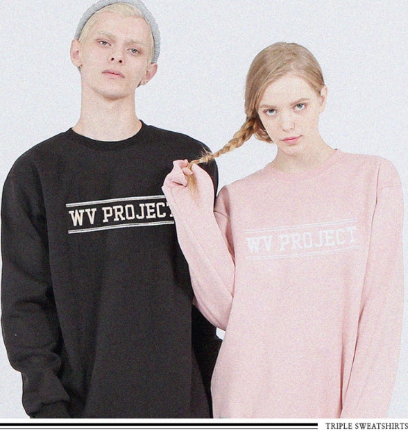 ダブルユーブイプロジェクト(WV PROJECT) TWO LINE SWEATSHIRT UJMT0716