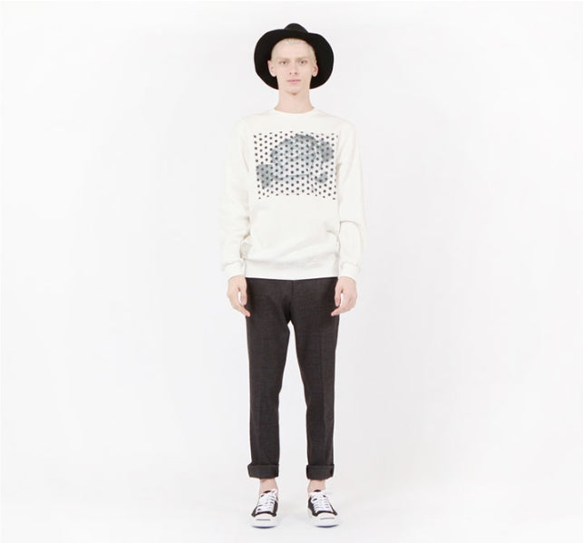 ダブルユーブイプロジェクト(WV PROJECT) DOT ROSE SWEATSHIRT UJLT0678