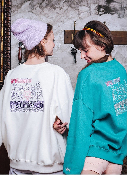 ダブルユーブイプロジェクト(WV PROJECT) MINERY SWEATSHIRT CREAM MJMT7192