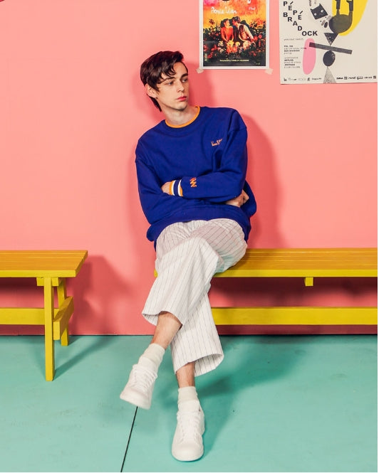 ダブルユーブイプロジェクト(WV PROJECT) GONDRY SWEATSHIRT BLUE MJMT7057