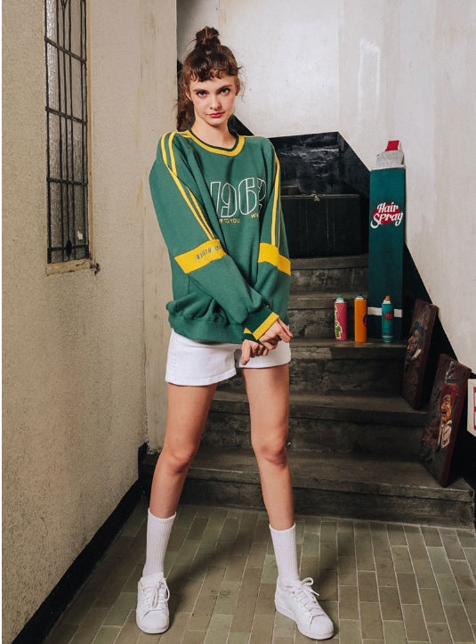 ダブルユーブイプロジェクト(WV PROJECT) KELLY SWEATSHIRT GREEN MJMT7188