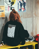 ダブルユーブイプロジェクト(WV PROJECT) GONDRY SWEATSHIRT BLACK MJMT7057