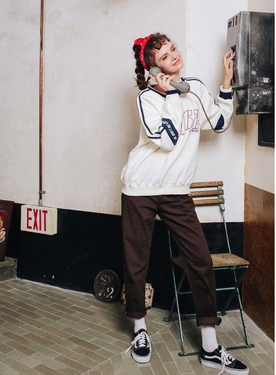 ダブルユーブイプロジェクト(WV PROJECT) KELLY SWEATSHIRT CREAM MJMT7188