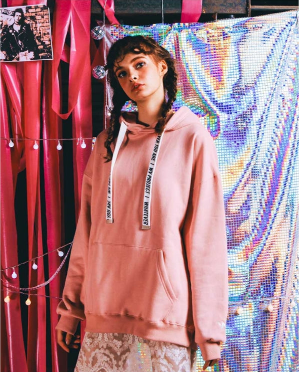 ダブルユーブイプロジェクト(WV PROJECT) STRING HOODIE PINK KHHD7112