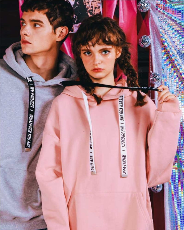 ダブルユーブイプロジェクト(WV PROJECT) STRING HOODIE PINK KHHD7112