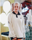 ダブルユーブイプロジェクト(WV PROJECT) CARD SWEATSHIRT CREAM SYMT7144