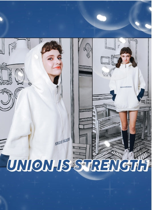 ダブルユーブイプロジェクト(WV PROJECT) YUNIE ANORAK HOOD CREAM MJHD7221