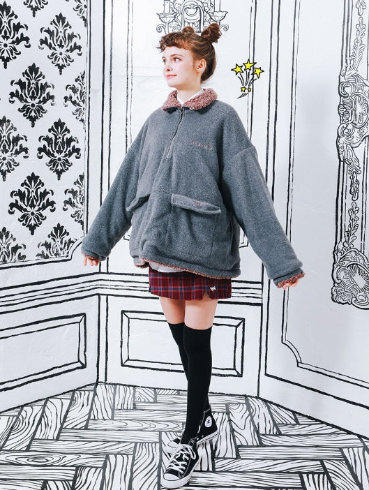 ダブルユーブイプロジェクト(WV PROJECT) VERY REVERSIBLE ANORAK CHARCOAL MJMT7214