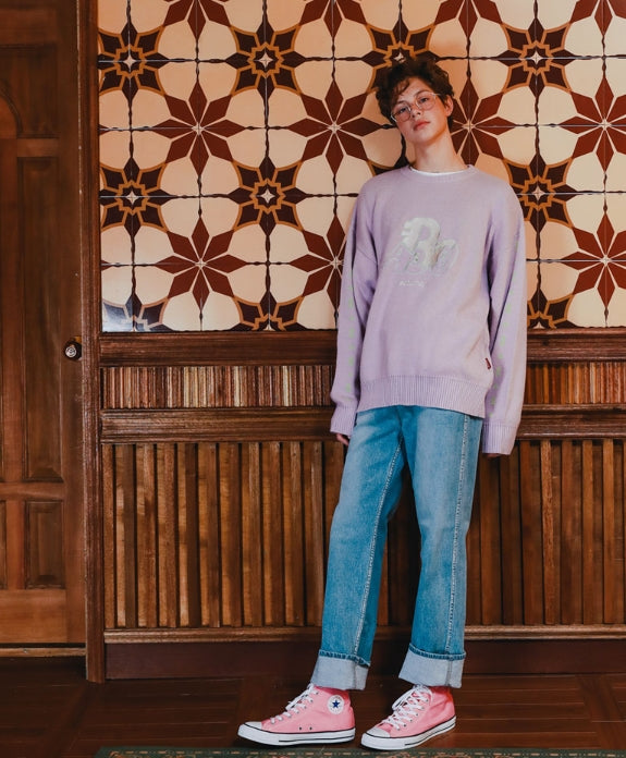 ダブルユーブイプロジェクト(WV PROJECT) REVE KNIT LAVENDER YRKN7217