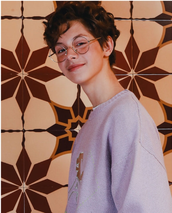 ダブルユーブイプロジェクト(WV PROJECT) REVE KNIT LAVENDER YRKN7217