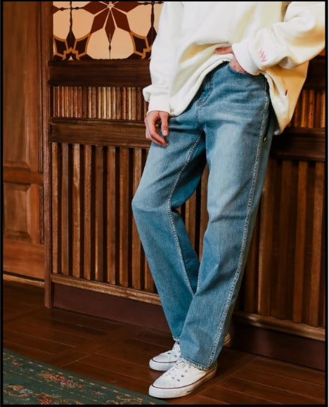 ダブルユーブイプロジェクト(WV PROJECT)HIPS DENIM WIDE PANTS MJLP7231 (BLUE)