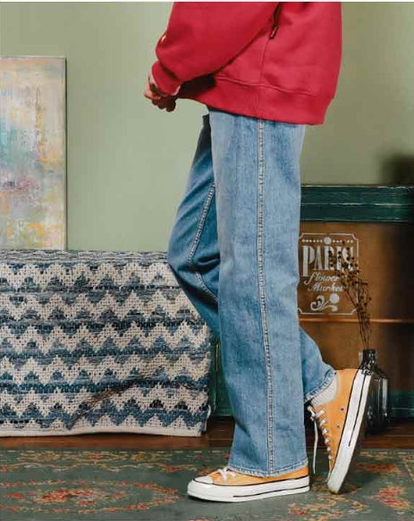 ダブルユーブイプロジェクト(WV PROJECT)HIPS DENIM WIDE PANTS MJLP7231 (BLUE)