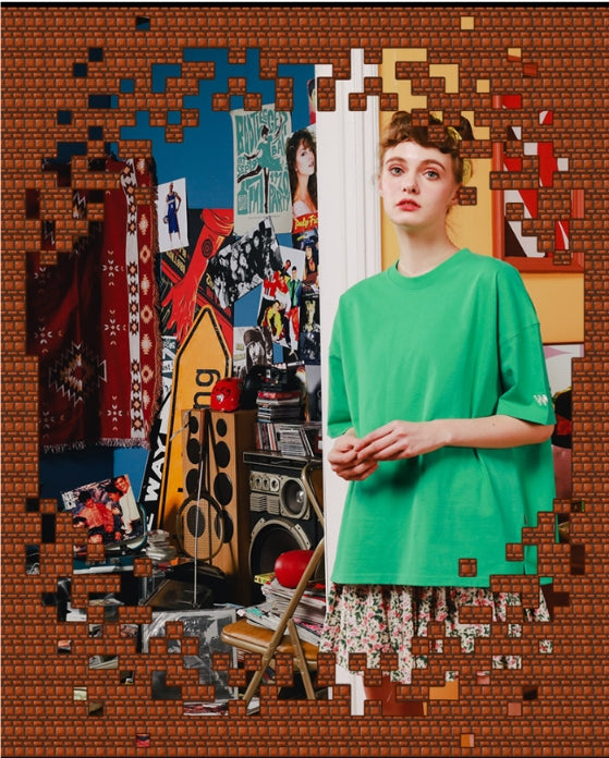 ダブルユーブイプロジェクト(WV PROJECT) BLEEZE SHORT T-SHIRTS JJST7166 (GREEN)