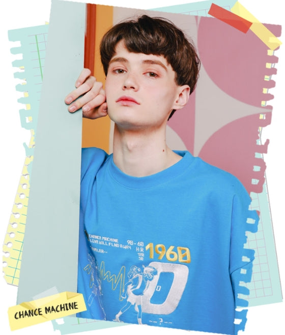 ダブルユーブイプロジェクト(WV PROJECT) TIME TRAVELER WIDE SHORT SLEEVES YRST7249 (BLUE)