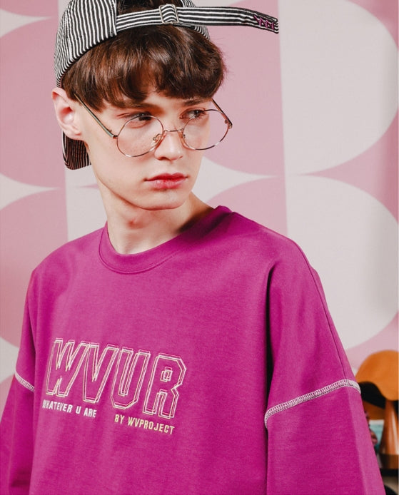 ダブルユーブイプロジェクト(WV PROJECT) ROOKiE SHORT SLEEVE MJST7246 (PLUM)