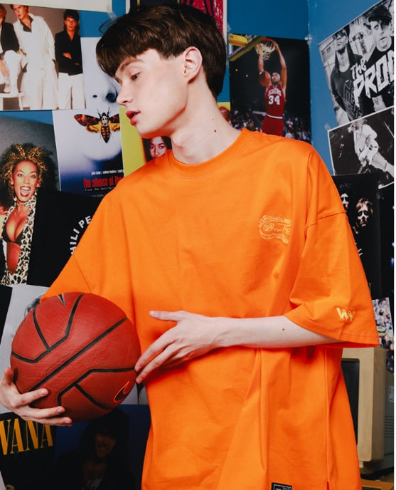 ダブルユーブイプロジェクト(WV PROJECT) CONTROLLER SHORT SLEEVE ORANGE YRST7243