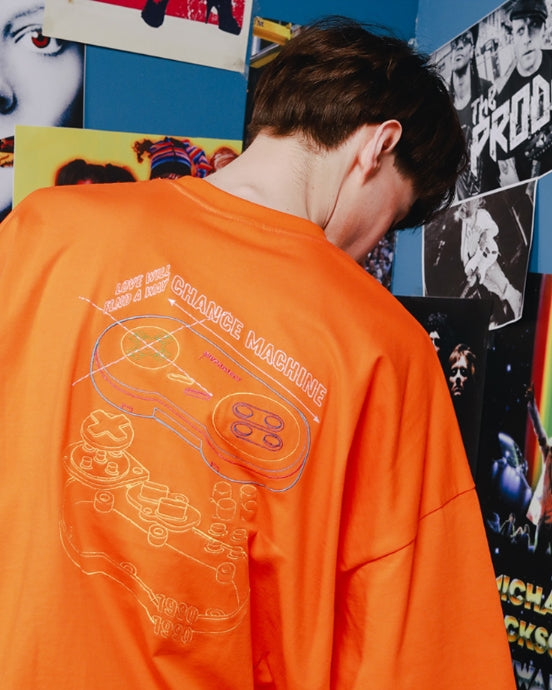 ダブルユーブイプロジェクト(WV PROJECT) CONTROLLER SHORT SLEEVE ORANGE YRST7243