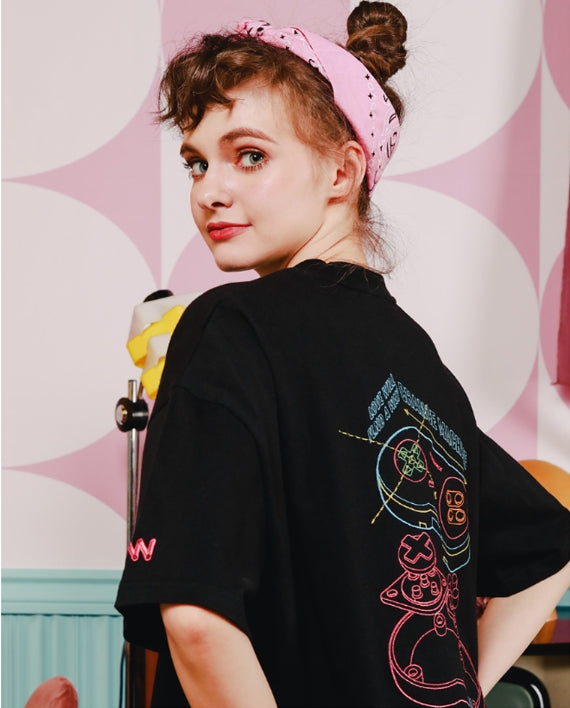 ダブルユーブイプロジェクト(WV PROJECT) CONTROLLER SHORT SLEEVE BLACK YRST7243